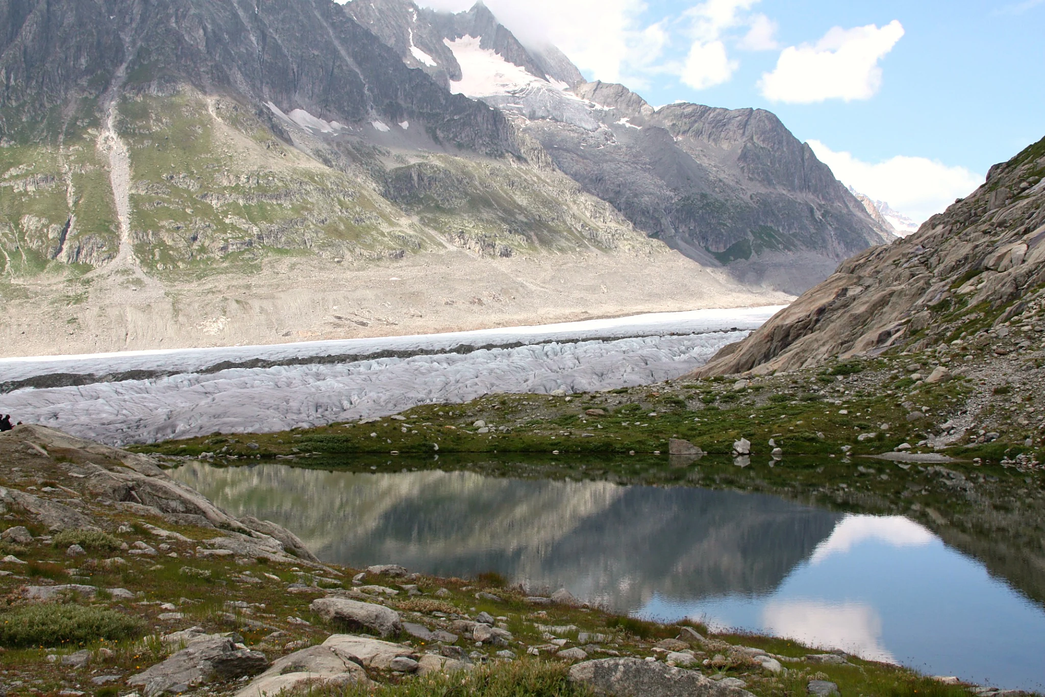 Freizeit und Landschaft auf der Riederalp im Sommer